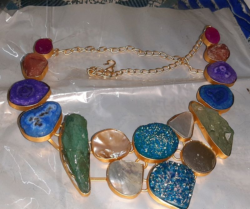 Grass Stone Party Jewellery