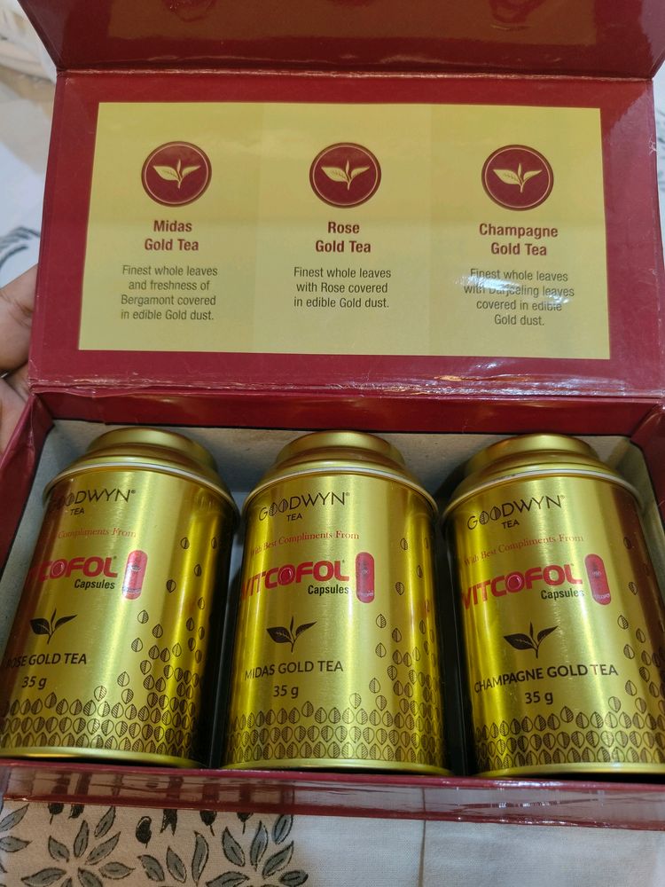 Gold Infused Luxury Tea Collection