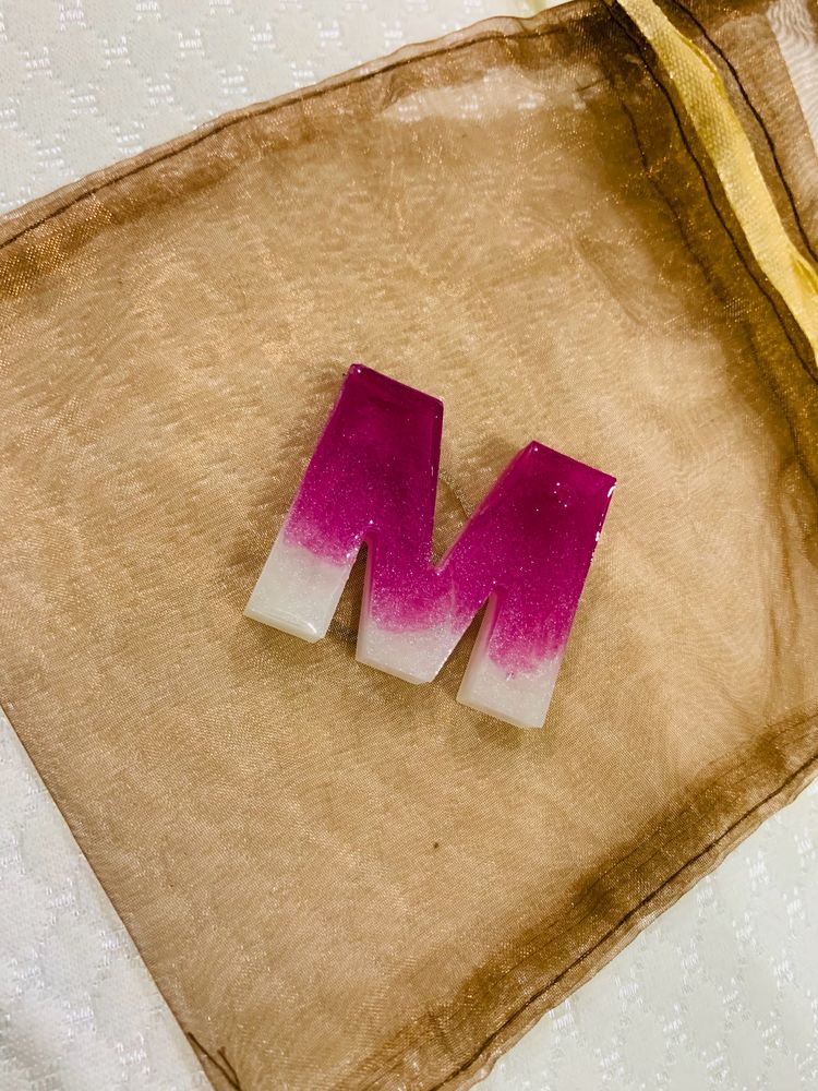 Customised Resin Letter Keychain😍