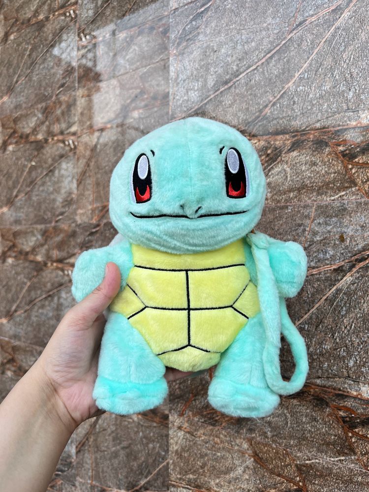 Squirtle Pouch x Plushie