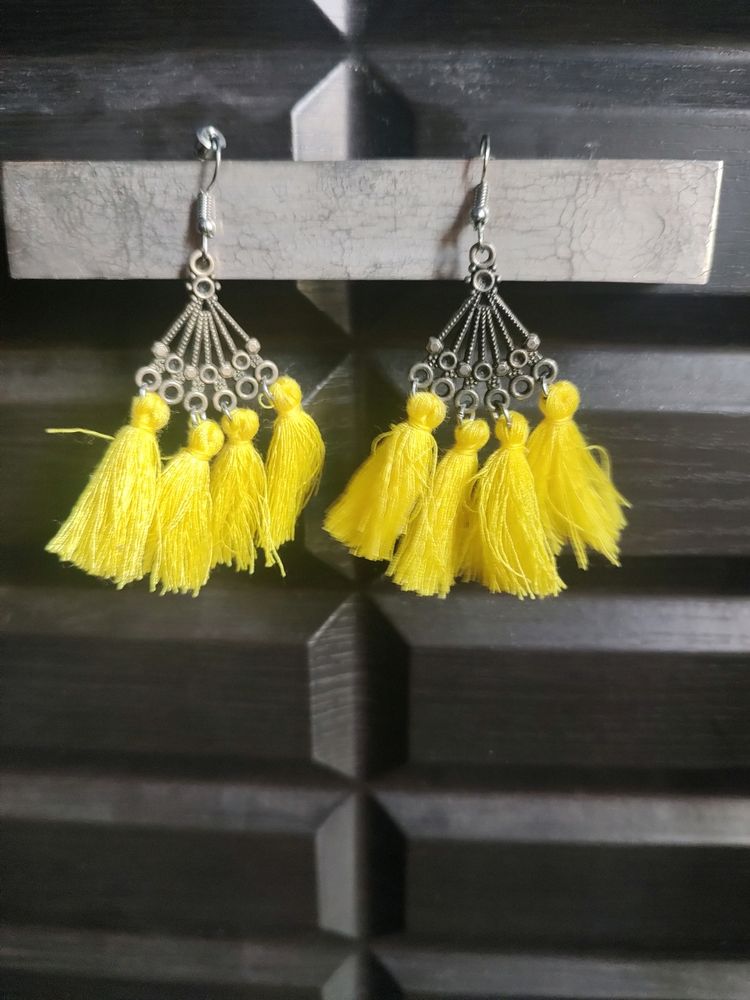 Yellow Tassels Drops