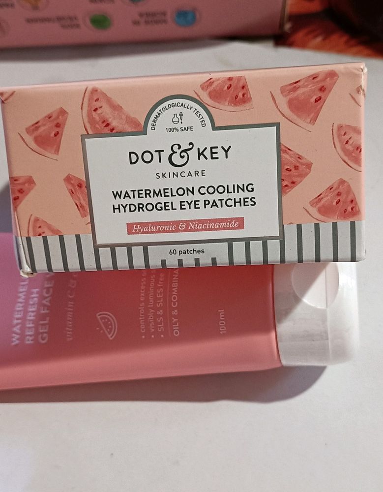 Dot &Key Watermelon Cooling Hydrogel Eye Patches