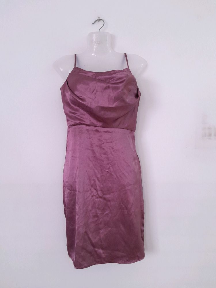 Mauve Party Wear Dress (Women's)