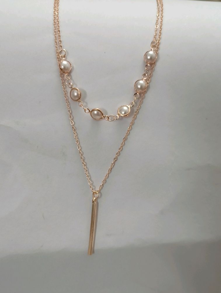 Brand New Dainty Rosegold Necklace