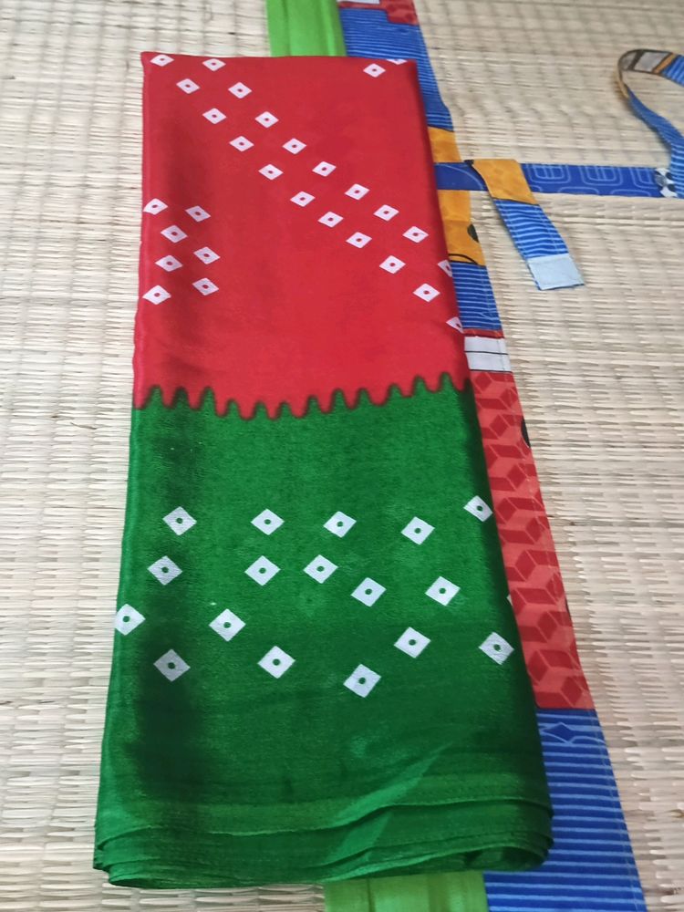 New Bandhej Cotton Saree