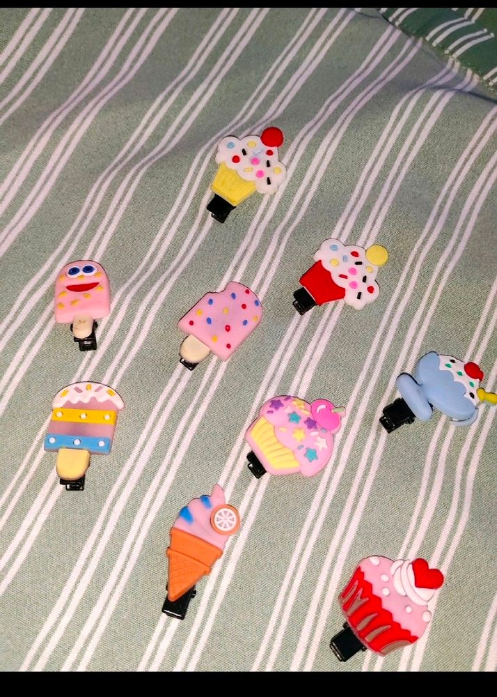 Pack Of 9 Clips (Funky) For Kids