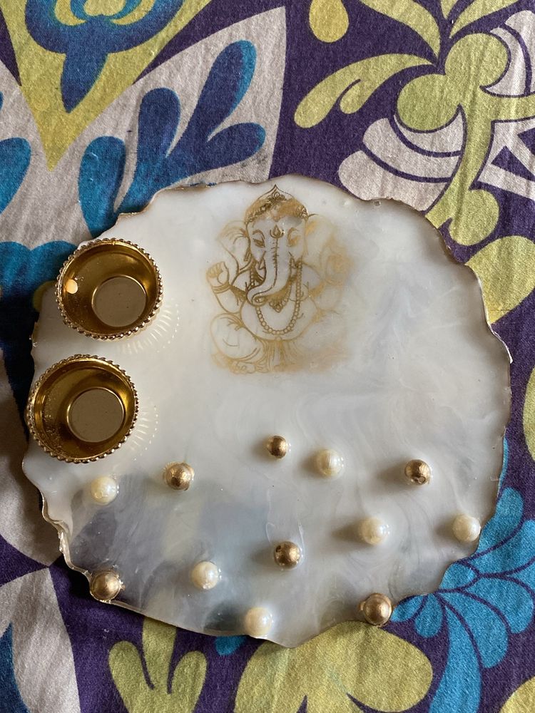 Resin Pooja Thali