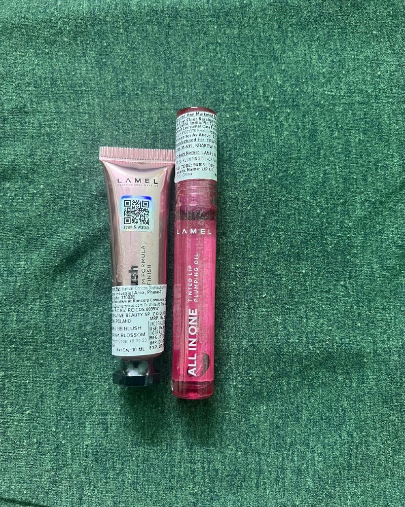 🥳SALE🥳 LAMEL ❤️‍🔥Blush & Lip Oil Combo