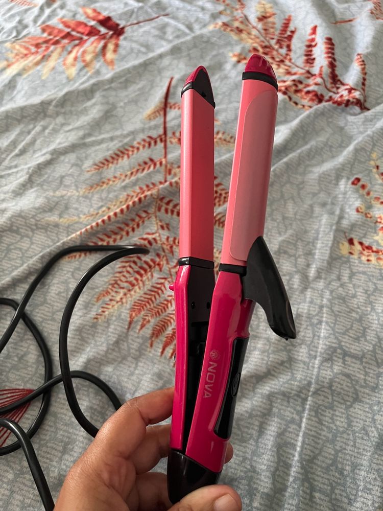 2 In 1 Straightener & Curler