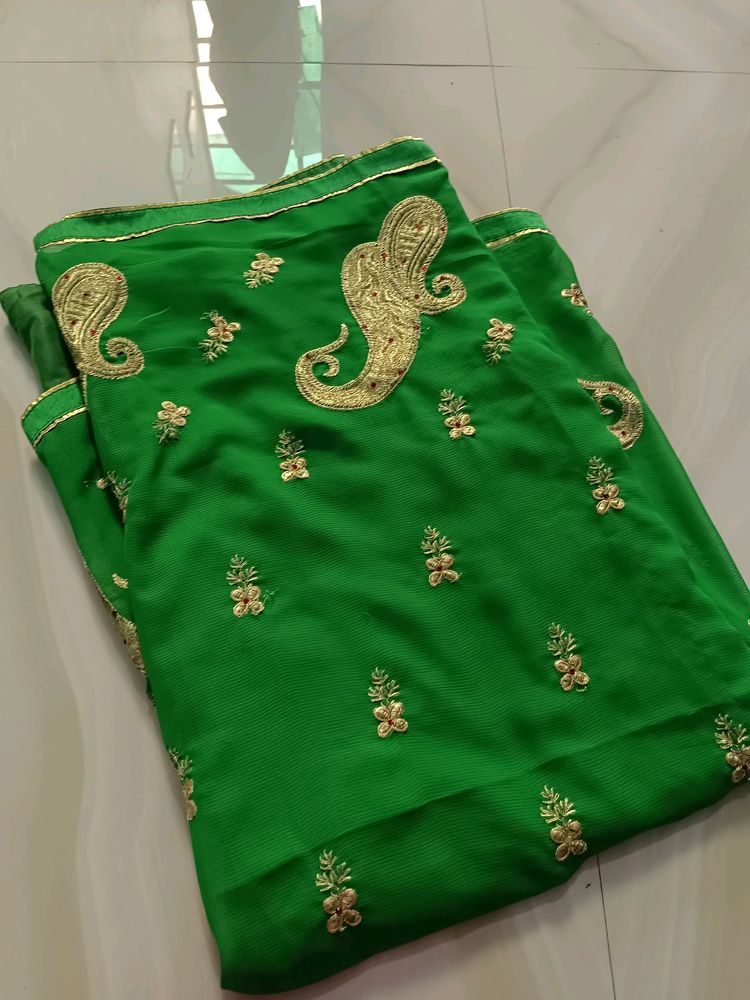 Green Savan Saree