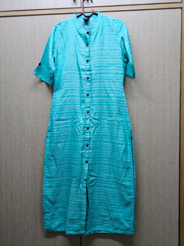 Soch Straight Kurta Sea Green