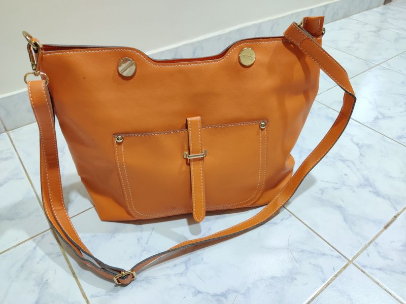 Marie Claire Orange Handbag