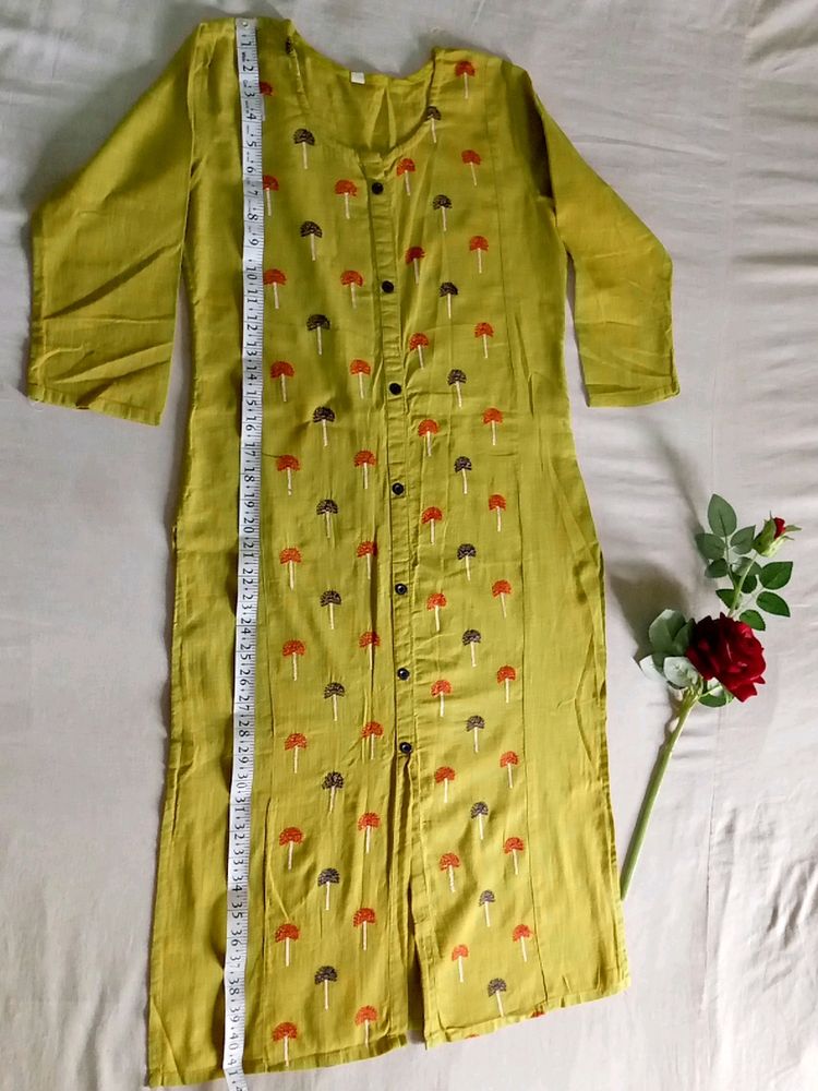 Umbrella Print Ethnic Kurti