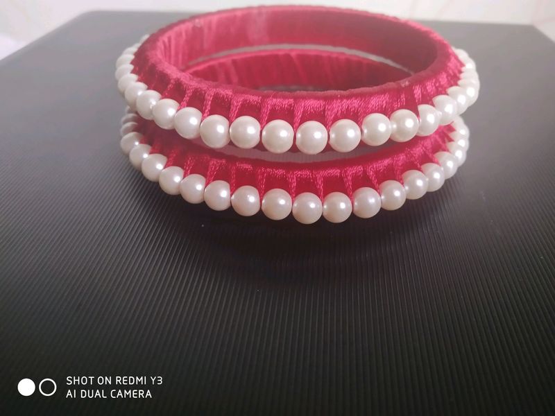 handmade pearl bangles