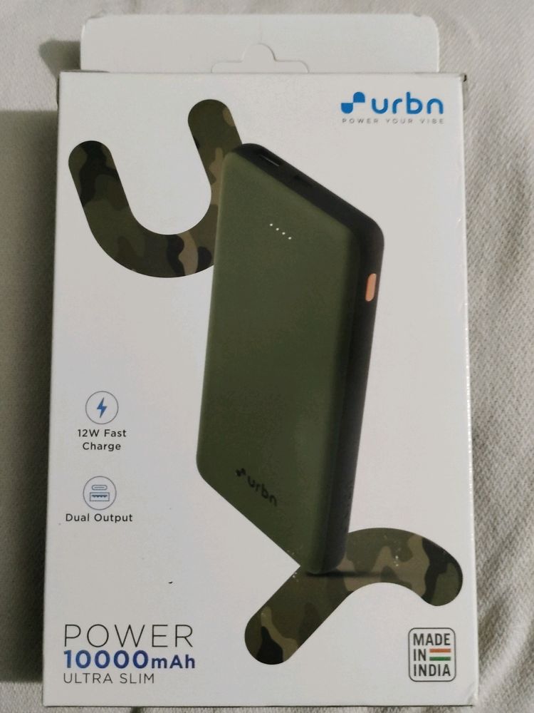 (New) URBN 10000 mAh Power Bank Ultra Slim