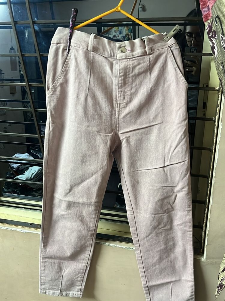 Trendy Pink Trouser For Women