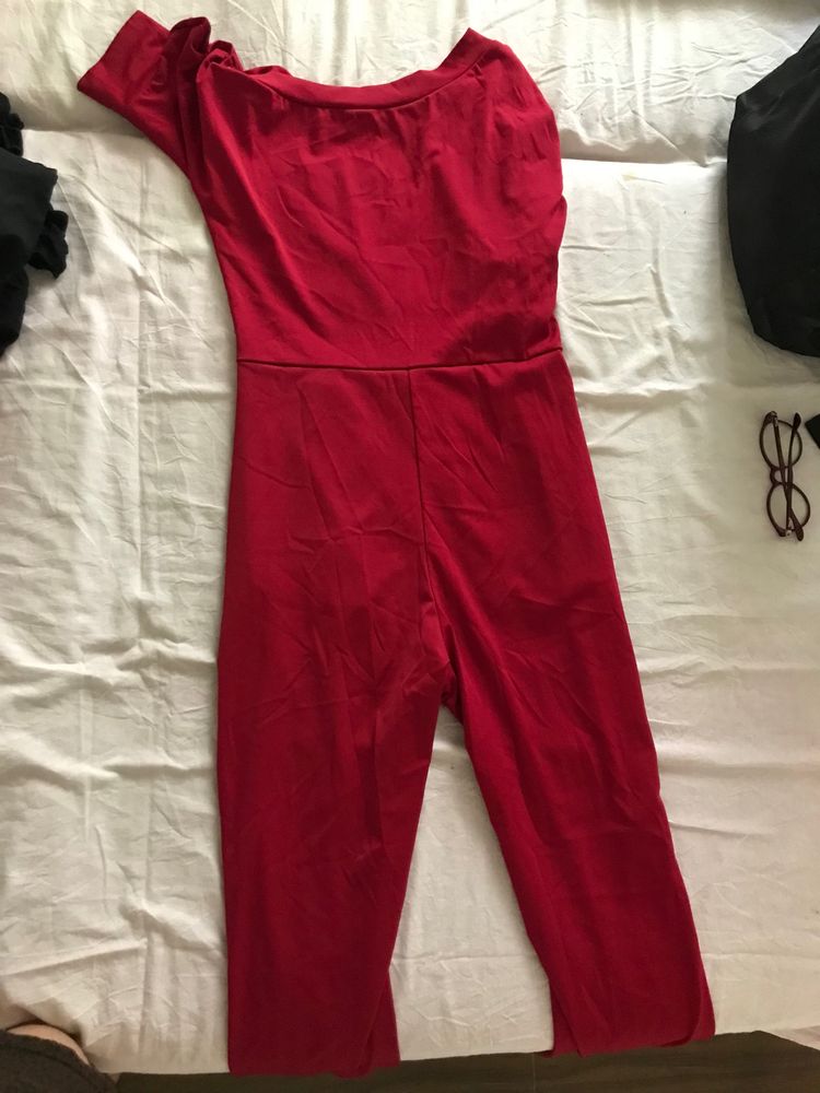 Shein Maroon Jumpsuit