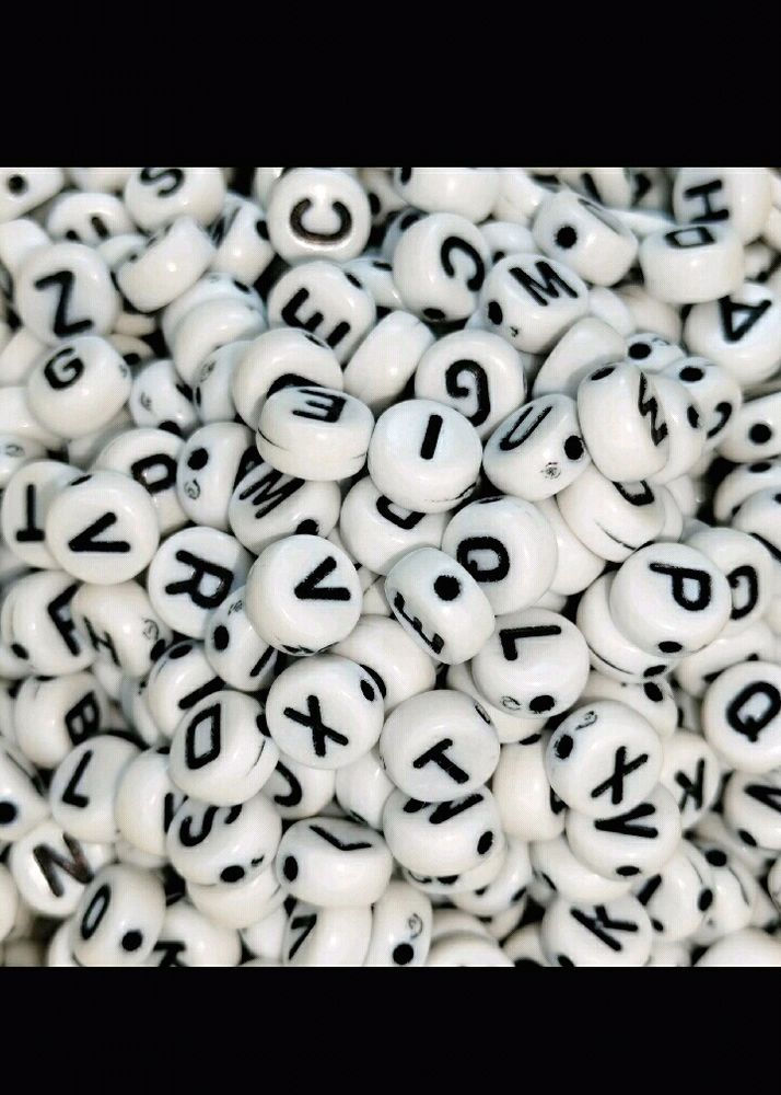 Cute Letter Beads