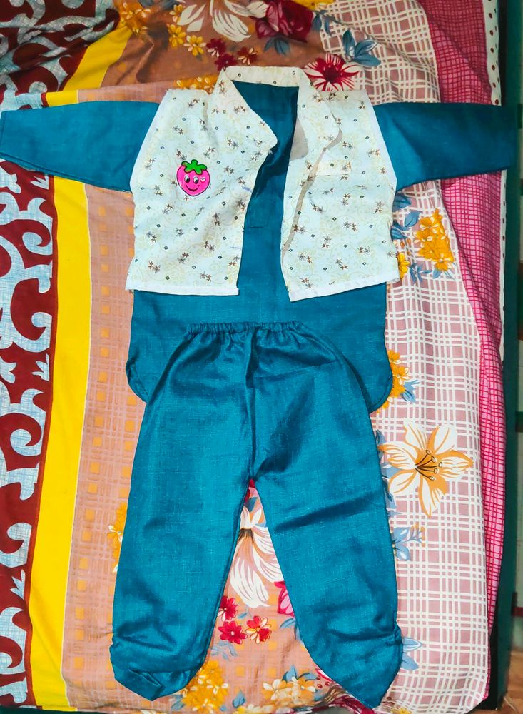 Baby boy Three Piece Traditional Kurta Set