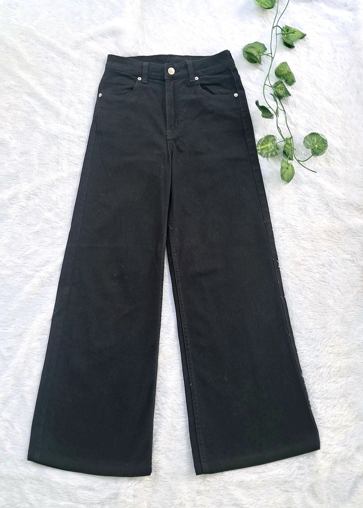 H&M Wide Twill Trouser