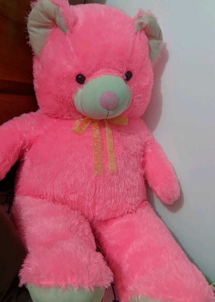 Pink Teddy Bear / Cute And Aesthetic