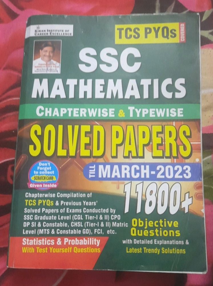 SSC Maths TCS PYQs_Kiran Publication_Book