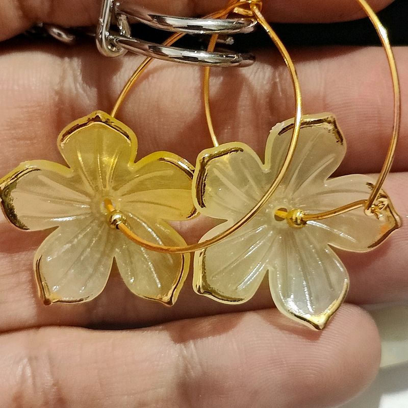 Flower Petal Hoops