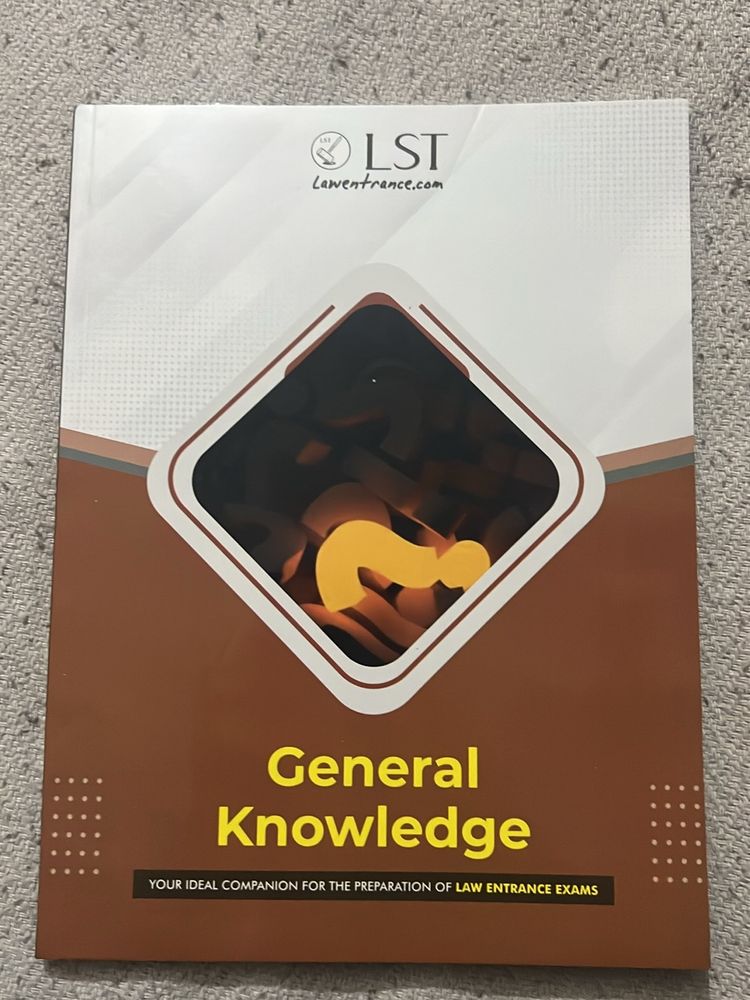 Law Entrance Test Book Of General Knowledge