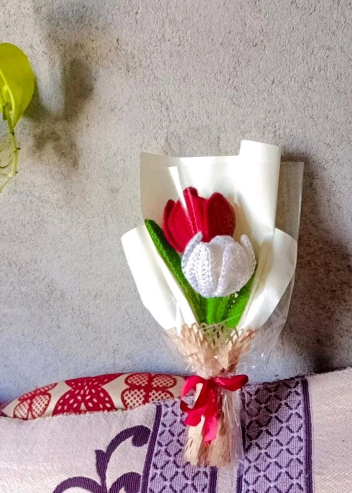 Crochet Tulip Bouquet 🌷