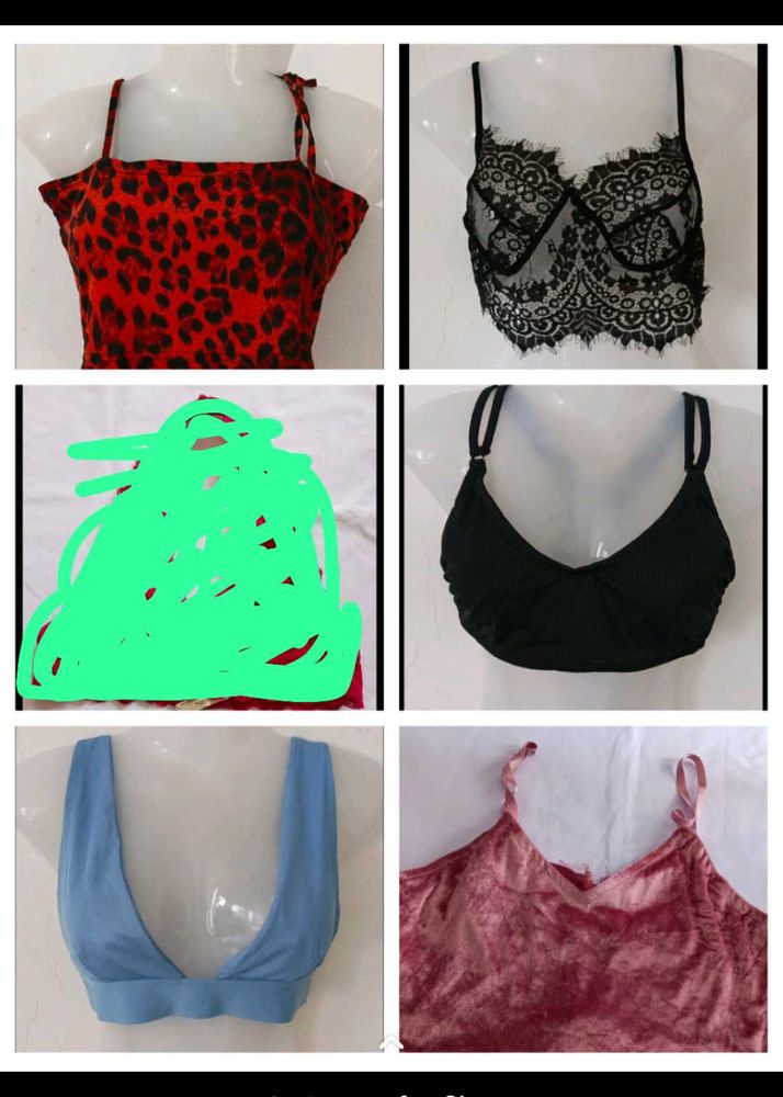 12 BRALETTE &TOPS IN JUST 499