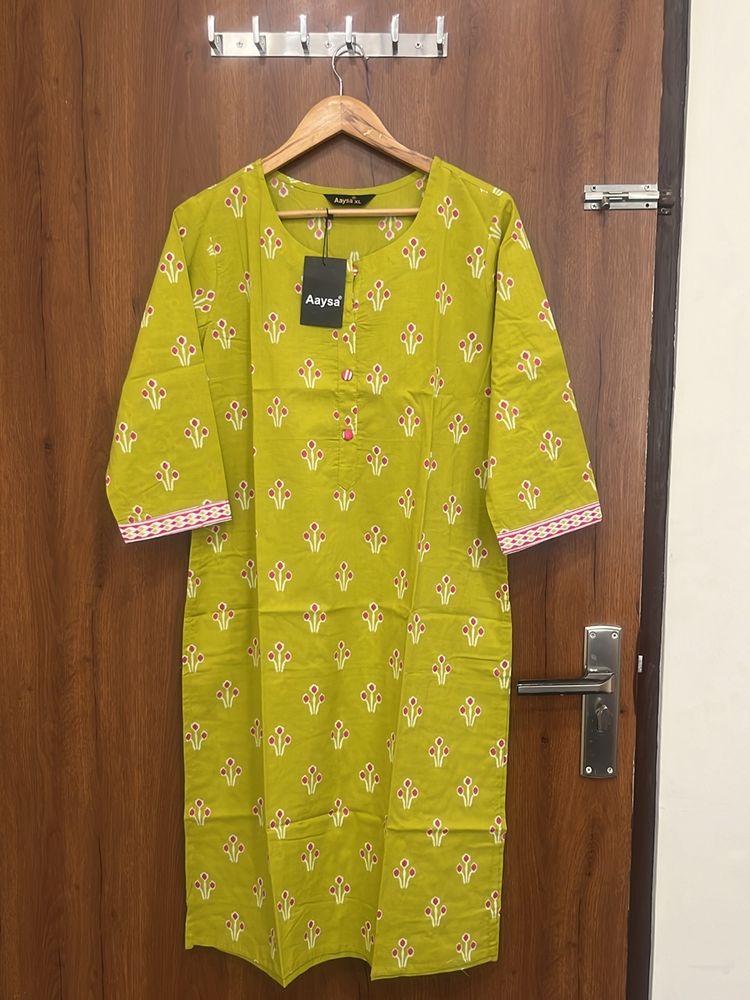 Cotton Blend Kurta For Women