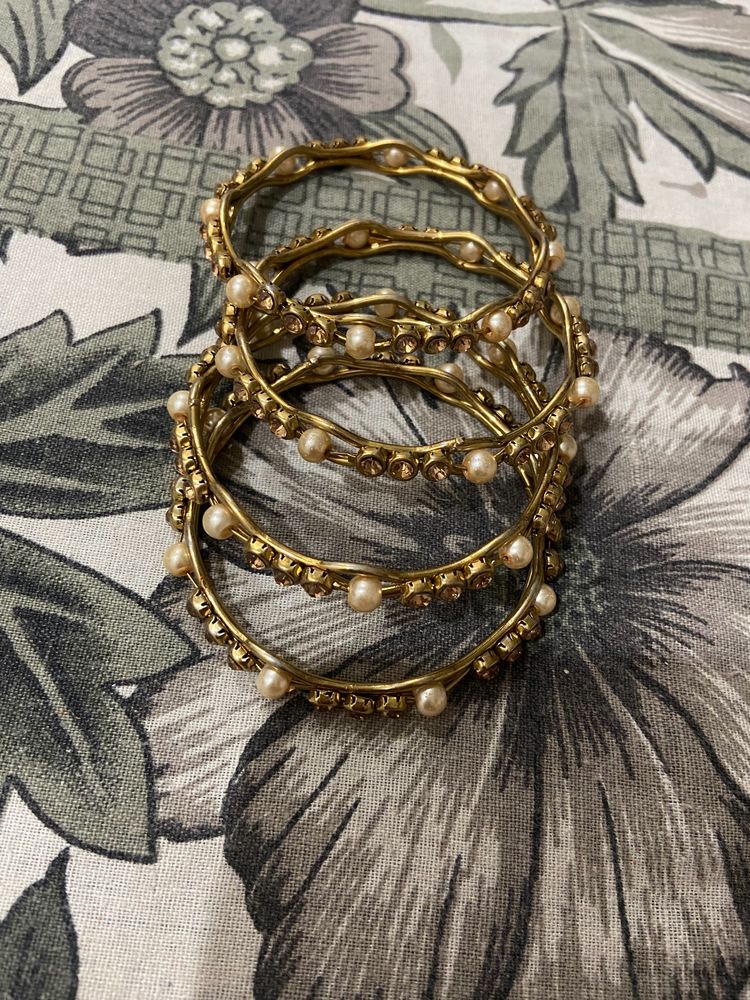 Golden Bangle Set