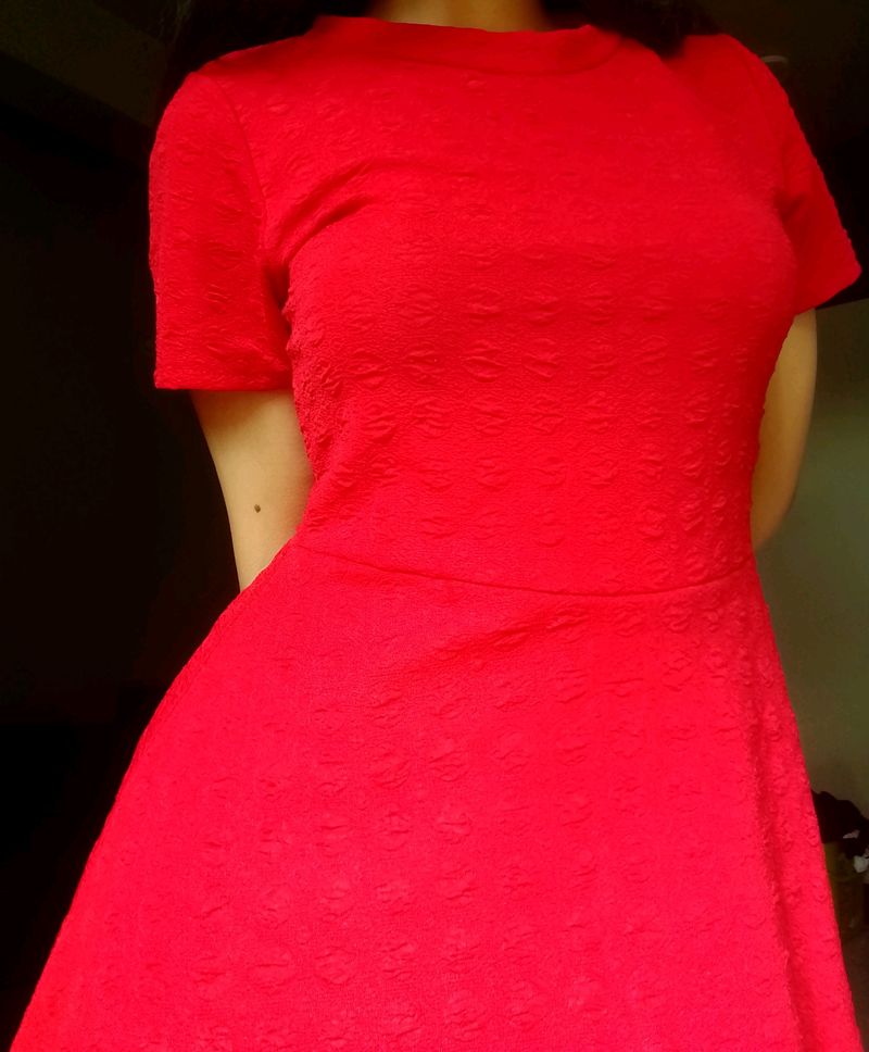 Curl Rosey Red dress