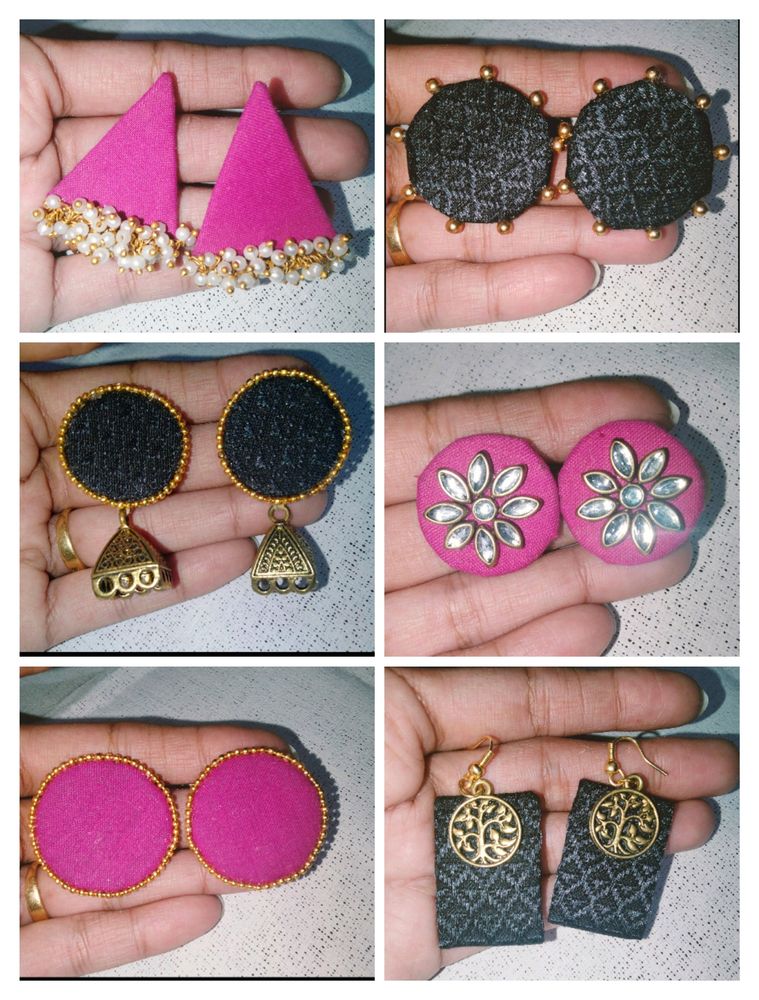 Fabric Earrings