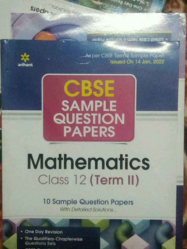 Arihant Class 12 Sciene Sample Question Paper