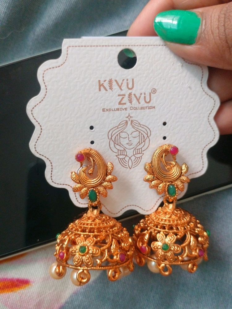 New Matte Big Size Jhumka