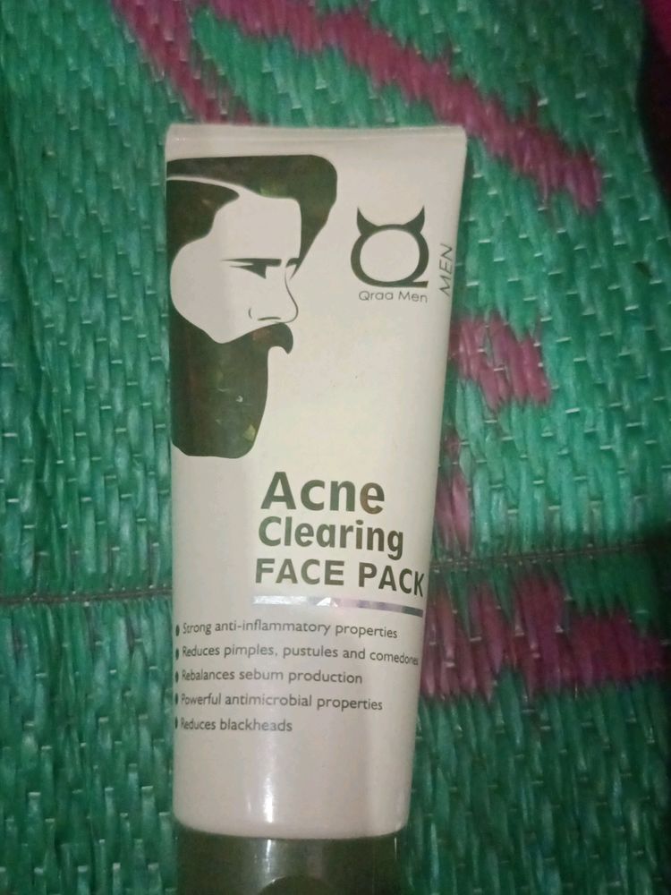 Qraa Man Acne Clearing Face Pack