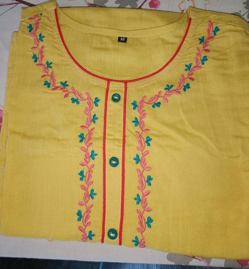 Yellow Kurta