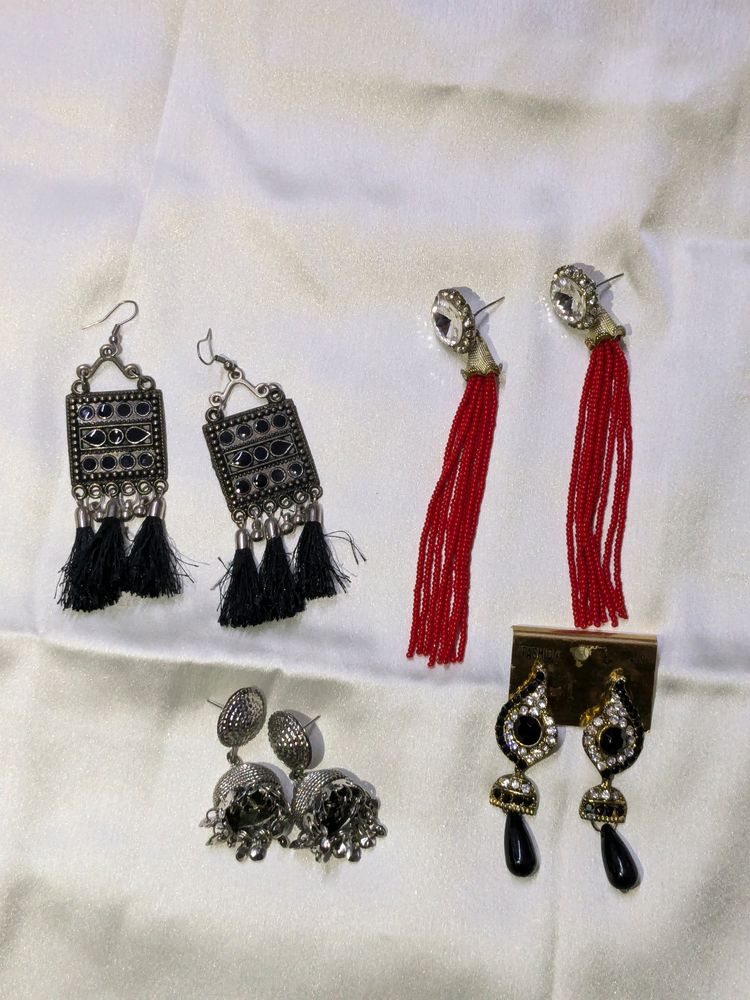 Earings Pack Of 4