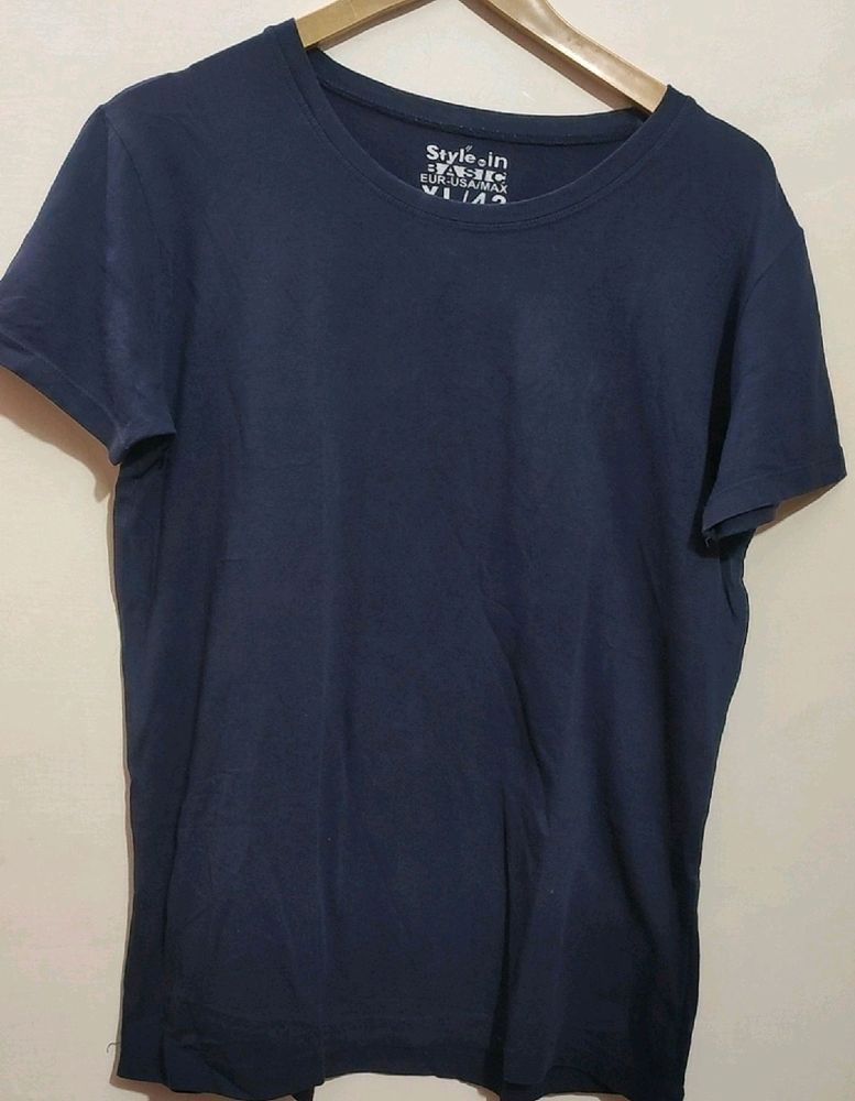 Light Navy Blue T-shirt For Boy & Men 36 Chest