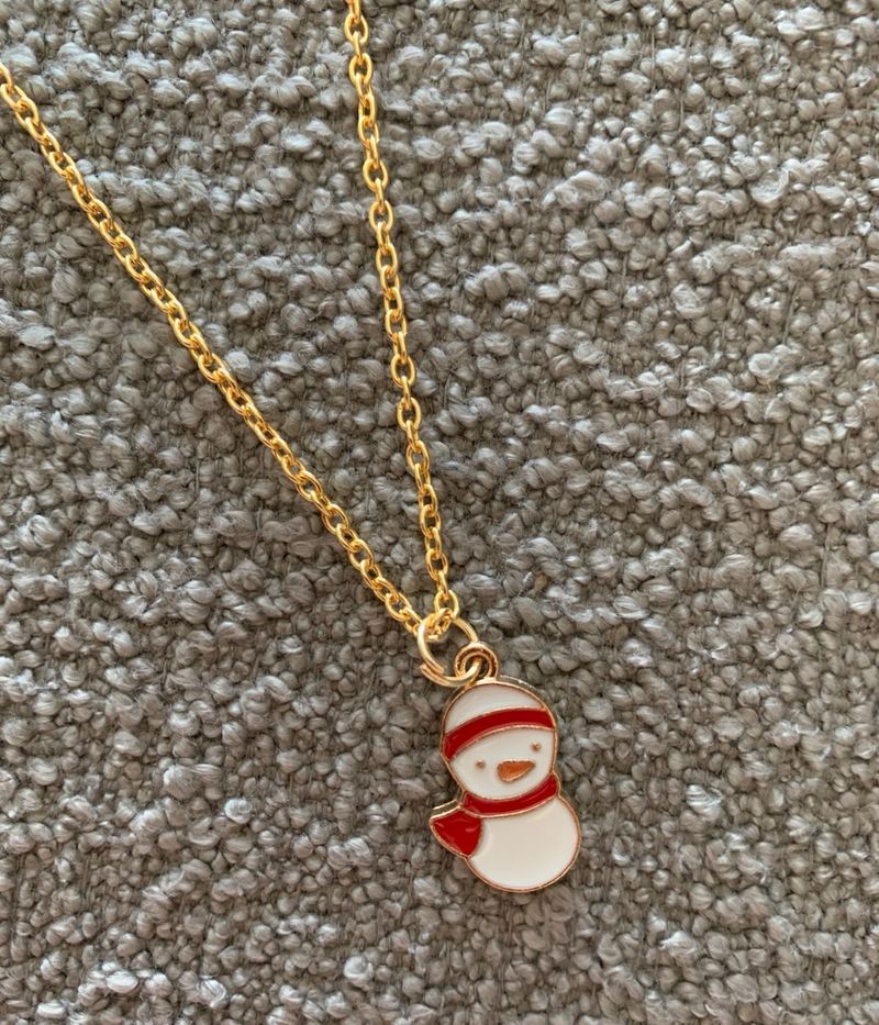 Christmas Snowman ⛄️ Neckpiece