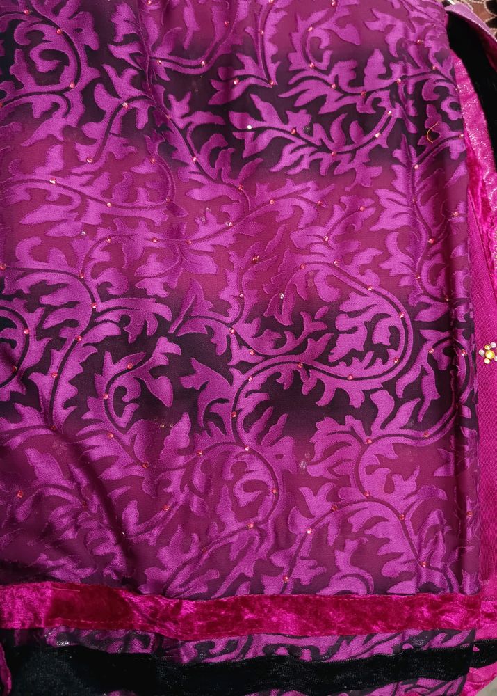 Girlish Look Saree