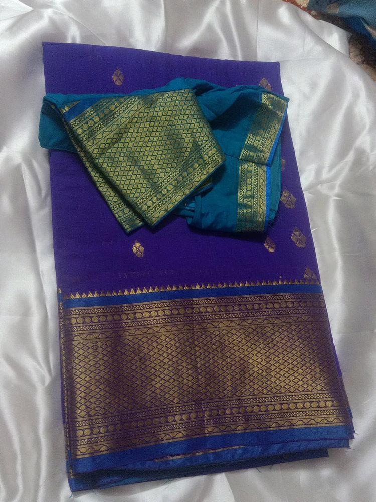 Blue Saree