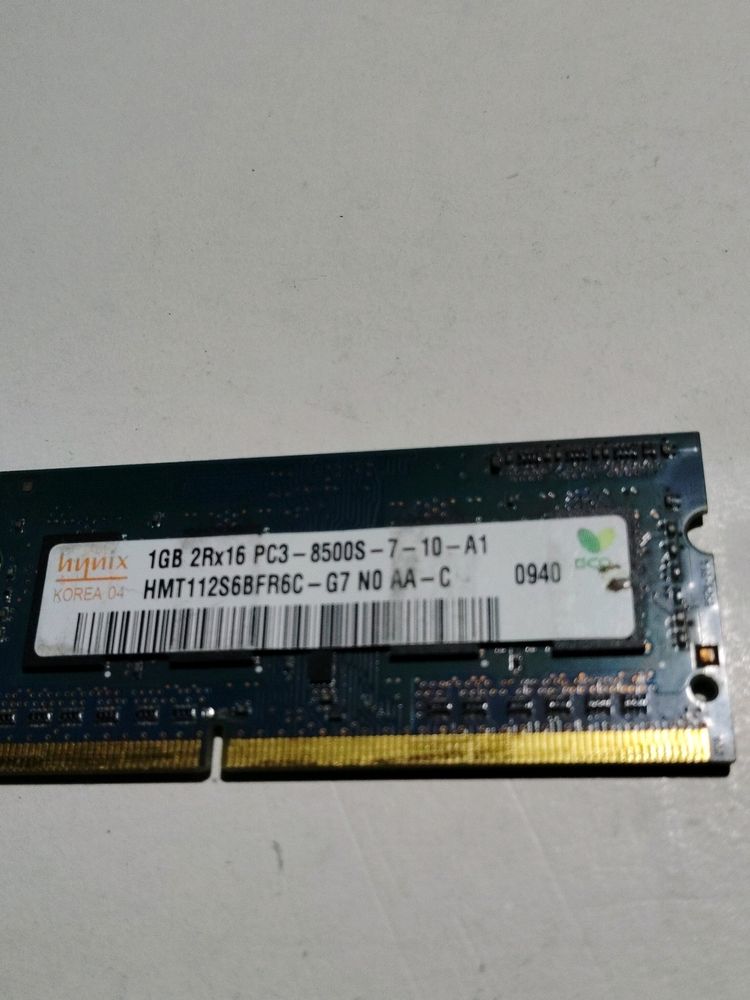 1gb Ddr3 PC3-8500S-7-10-A1 RAM