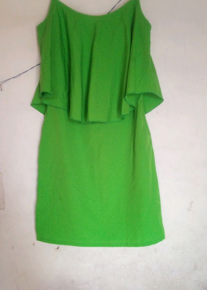 Green Mini Frock