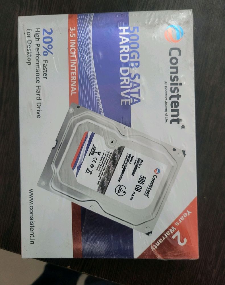 500 GB Hard Disk Seal Pack