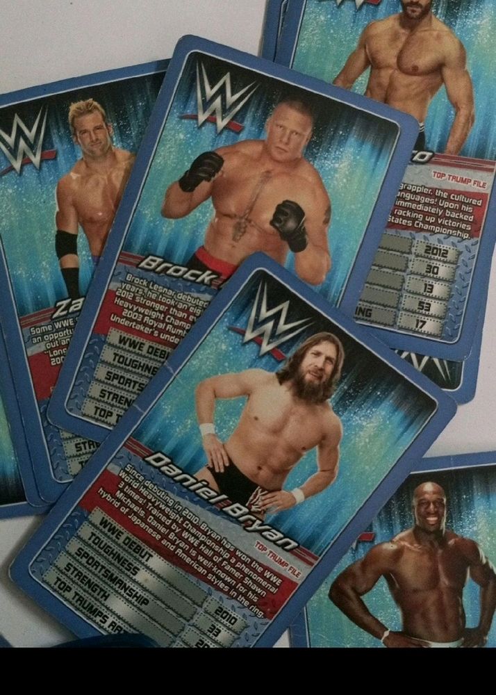 RARE WWE SMACKDOWN TRUMP CARDS SERIES 1 🔥🔥🔥