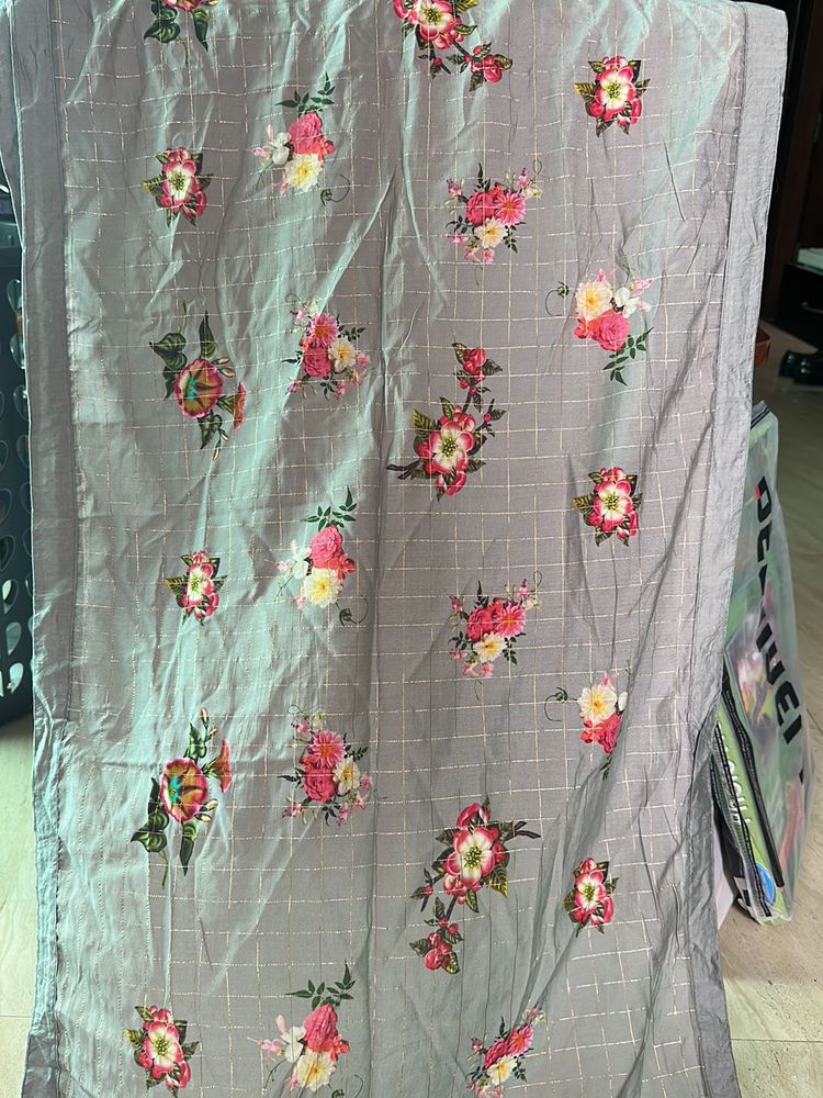 Floral Print New Dupatta