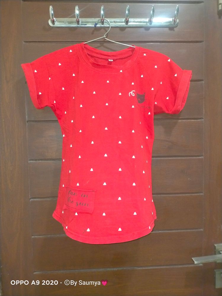 Red Top For Girls