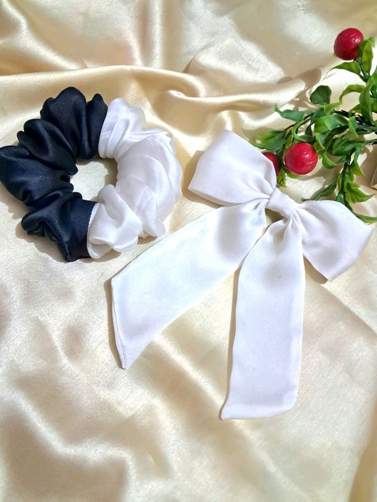 Bow With Scrunchie Combo